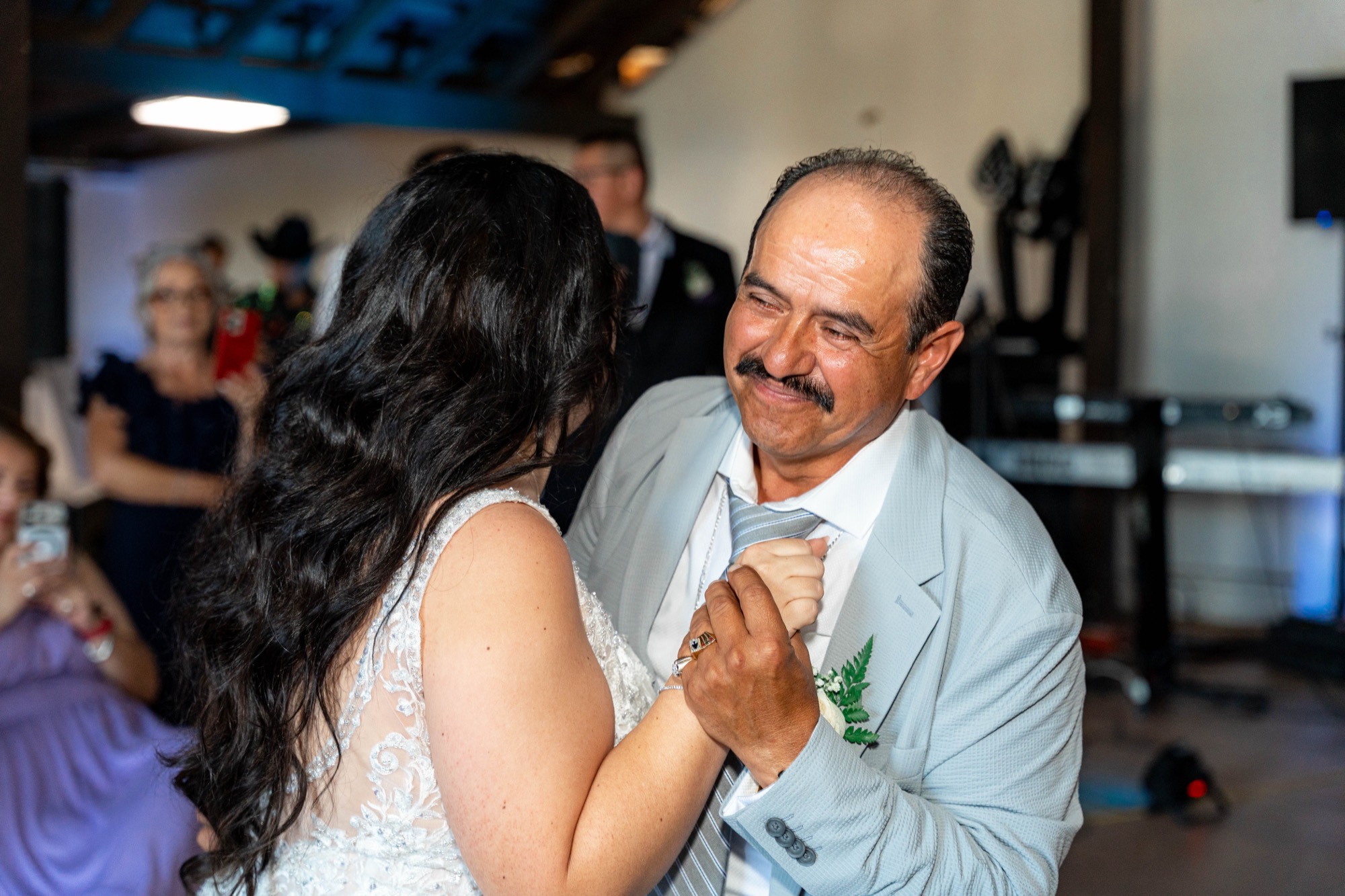 St. Vincent de Paul Church & Robledo Barn wedding photo